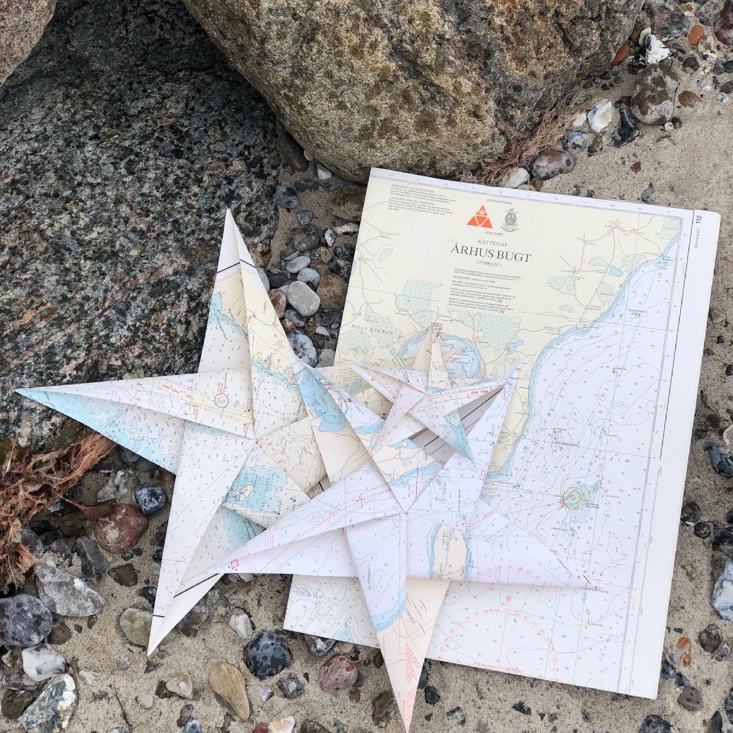 Kæmpe origamistjerne, 44 cm
